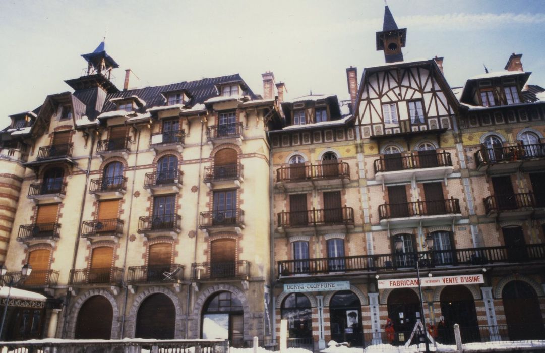 ancien hôtel de voyageurs dit Hôtel du Mont-Joly : Façade ouest, vue partielle