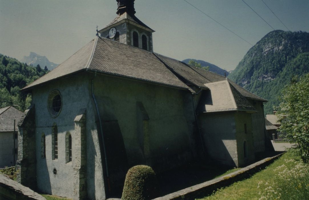 Ancienne abbaye de Sixt : Eglise abbatiale, ensemble nord-est, vue générale