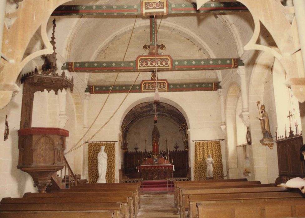 Eglise Saint-Fiacre de Ronchères : nef, vue générale