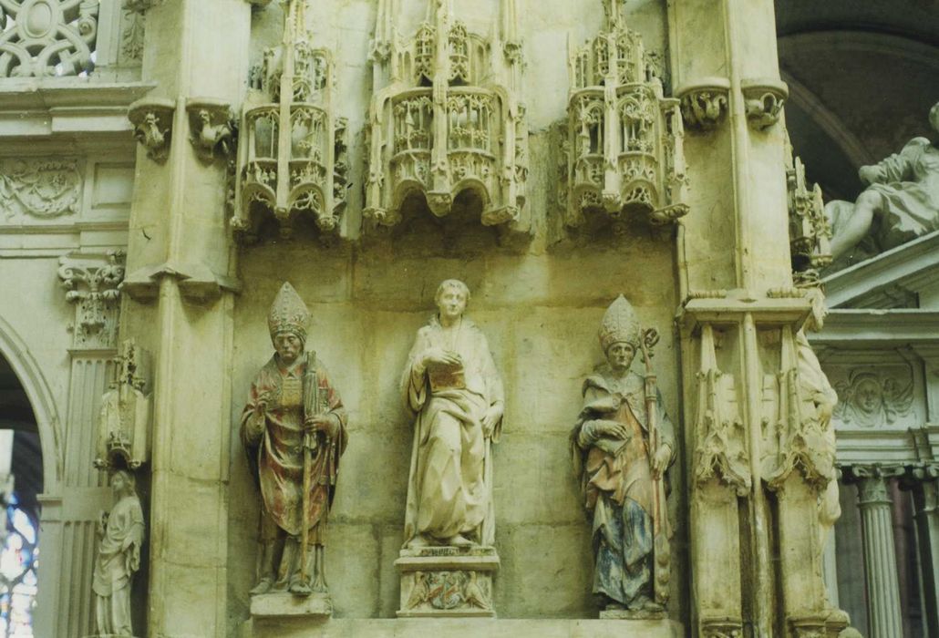 statues : Saint Honoré, Saint religieux, Evêque