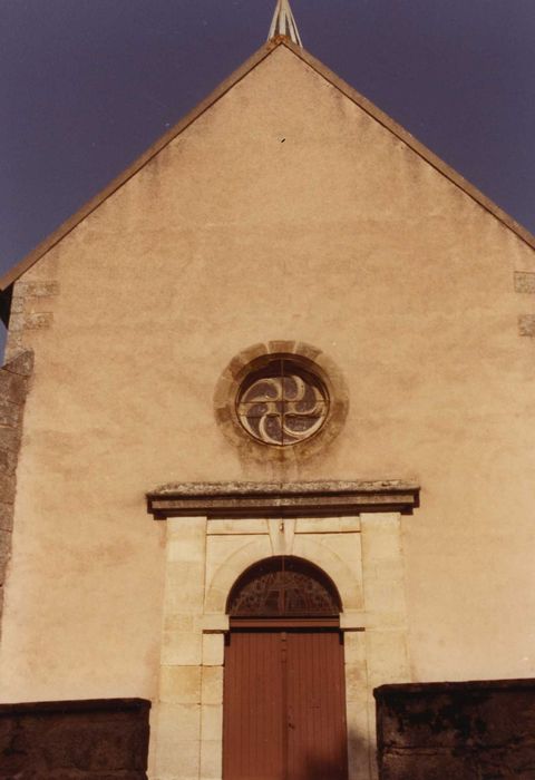 Eglise Saint-Léger : façade occidentale, vue générale