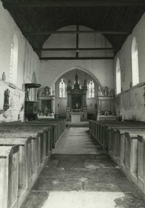 Eglise Saint-Prix : nef, vue générale