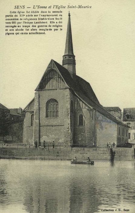 Eglise Saint-Maurice : chevet, vue générale