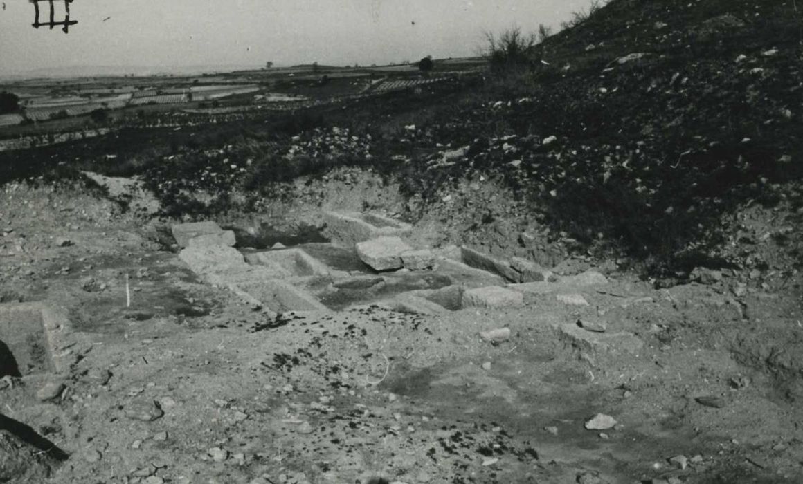 Domaine de Régismont : fouilles sur l’emplacement présumé de la chapelle d’Othia, vue partielle