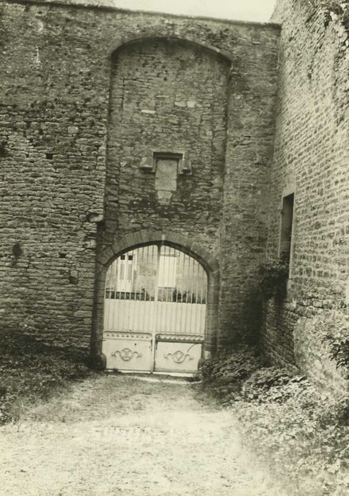 Château : porterie, élévation nord, vue générale