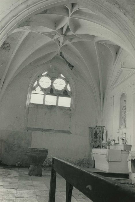 Eglise Saint-Aventin : chapelle sud, vue générale