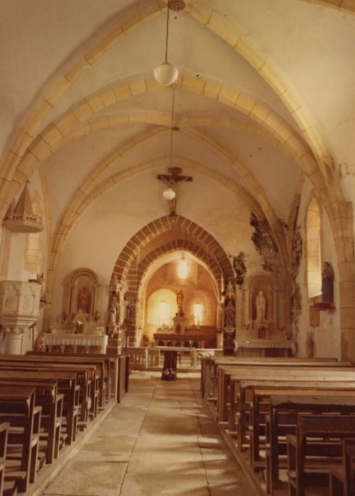 Eglise paroissiale : nef, vue générale