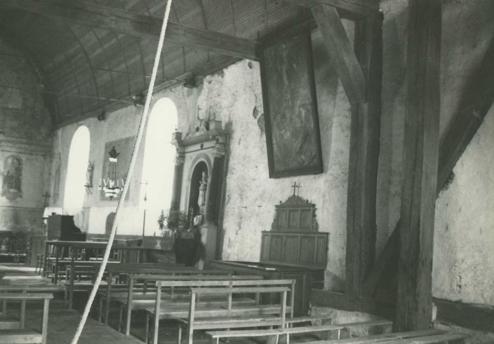 Eglise Notre-Dame : nef, mur gouttereau sud, vue générale