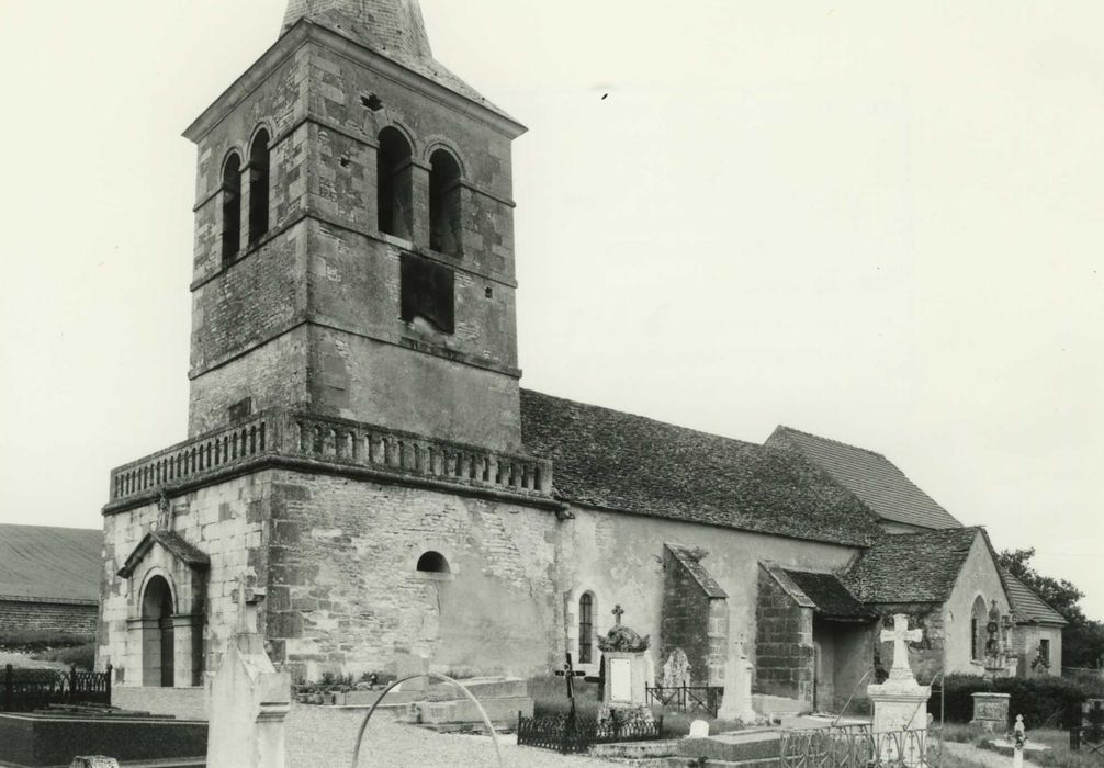 Eglise Saint-Maurice : ensemble sud-ouest, vue générale