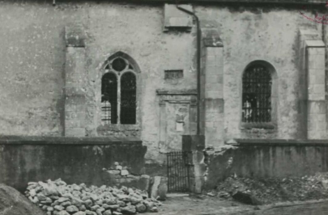 Eglise Saint-Brice : façade latérale sud, vue générale