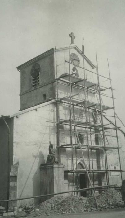 Eglise Saint-Rémy : façade est, vue générale