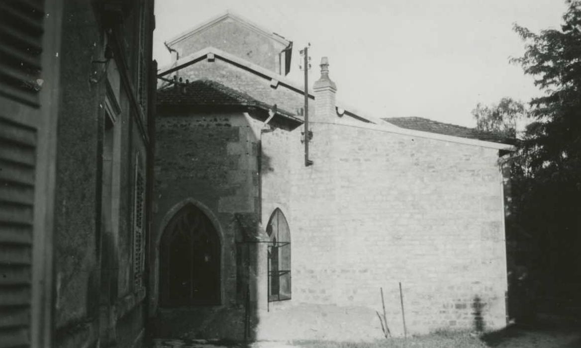 Eglise Saint-Rémy : chevet, vue partielle