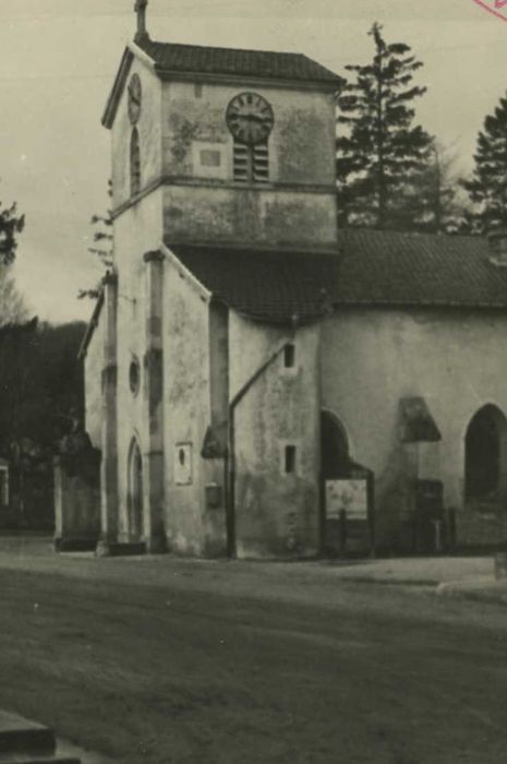 Eglise Saint-Rémy : façade latérale nord, vue partielle