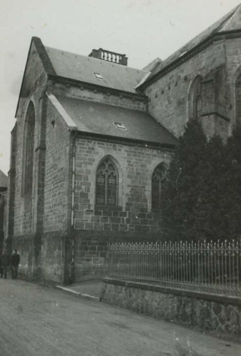 Abbaye (ancienne) : église abbatiale, transept sud, vue générale