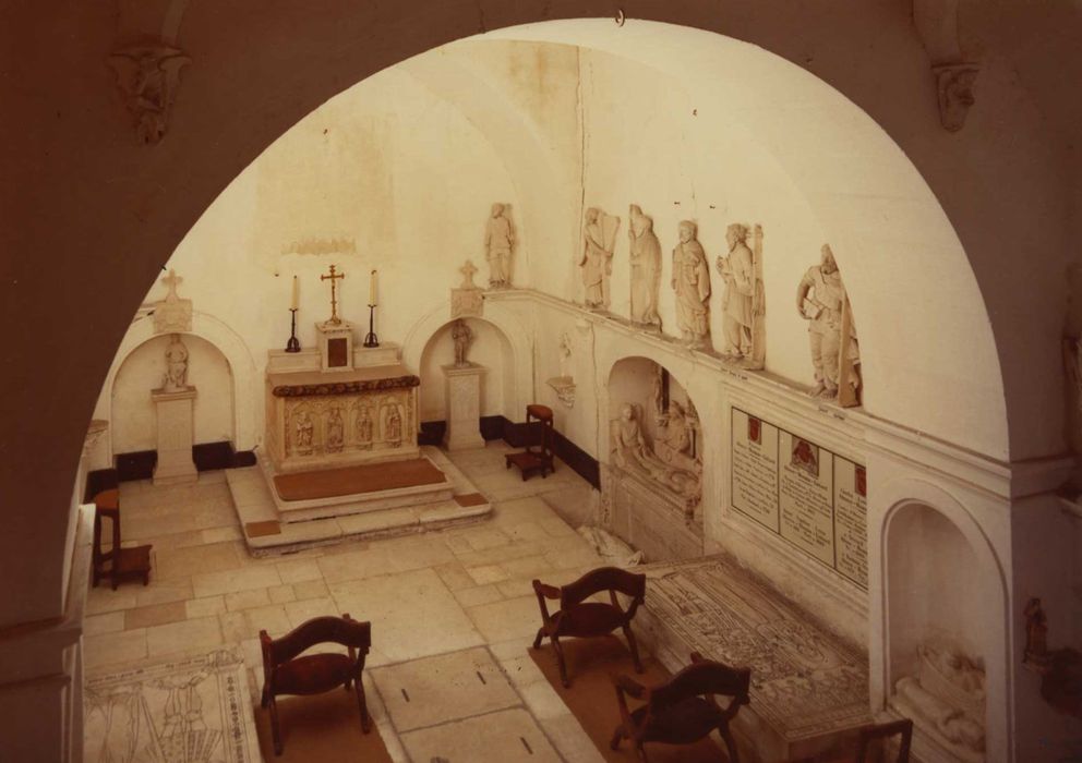 Château de Bourlémont : chapelle, vue générale