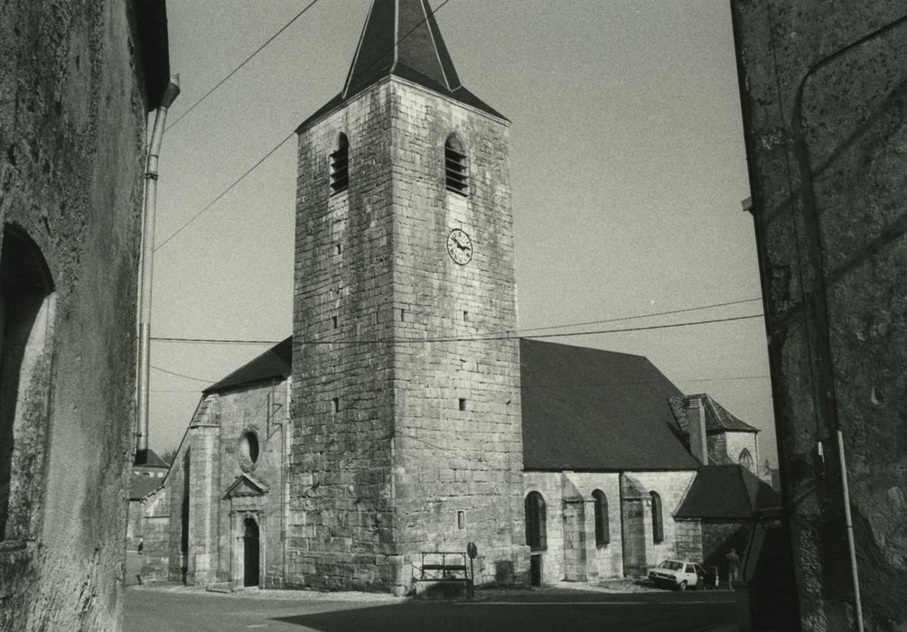 Eglise Sainte-Libaire : ensemble sud-ouest, vue générale