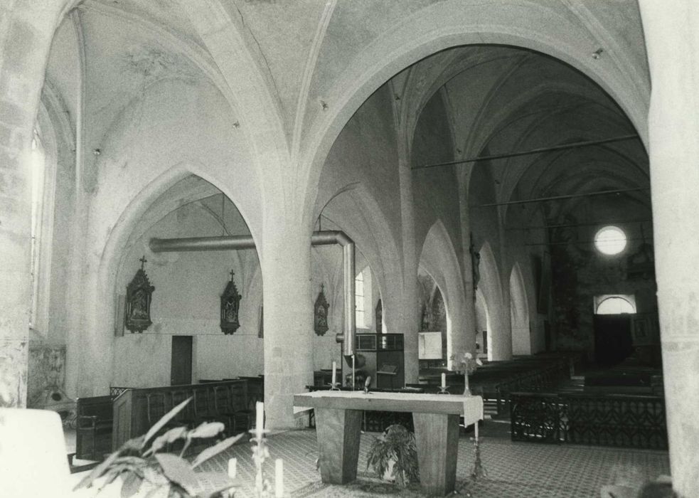 Eglise Sainte-Libaire : nef, vue générale