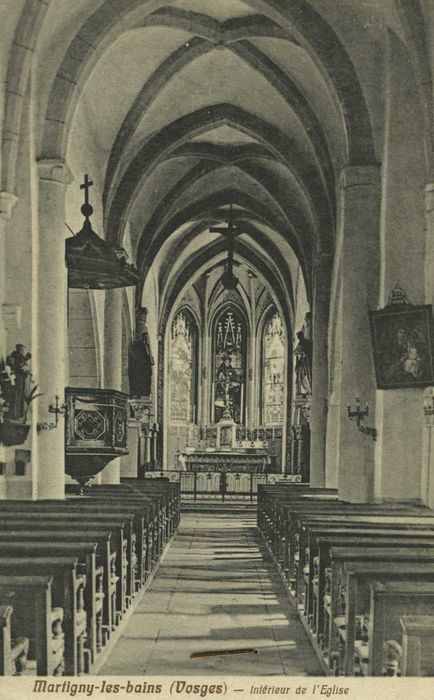 Eglise Saint-Rémy : nef, vue générale