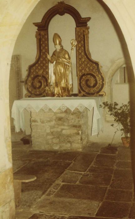 statue : Saint Nicolas, fragment de retable