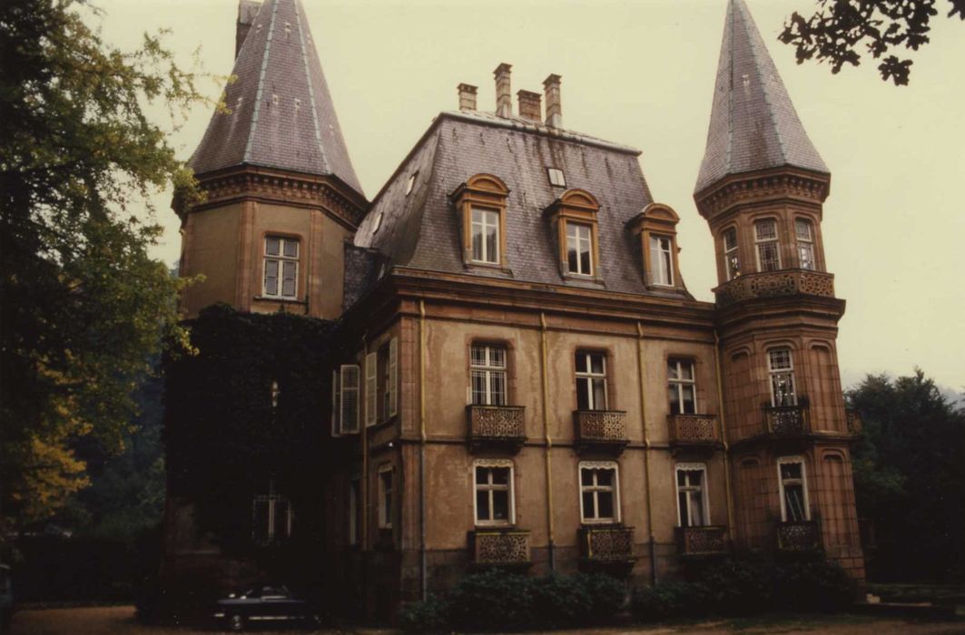 Filature (ancienne) : château, façade nord, vue générale