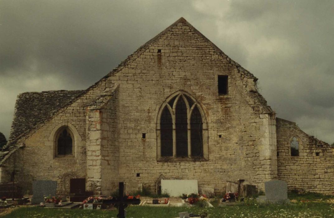 Cimetière : chapelle Saint-Georges, vue générale du chevet