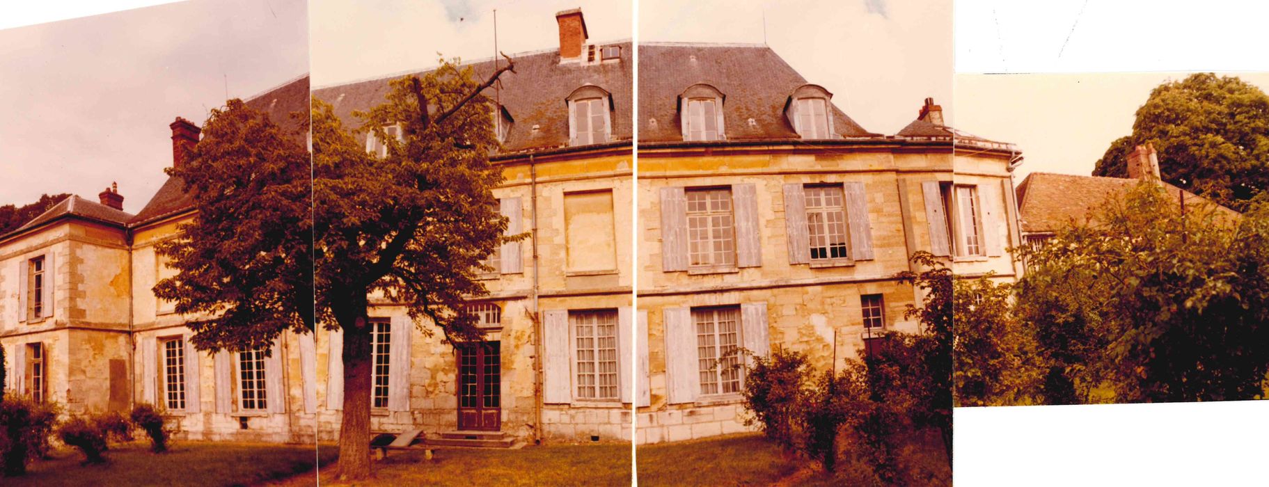 Château : façade ouest, vue générale