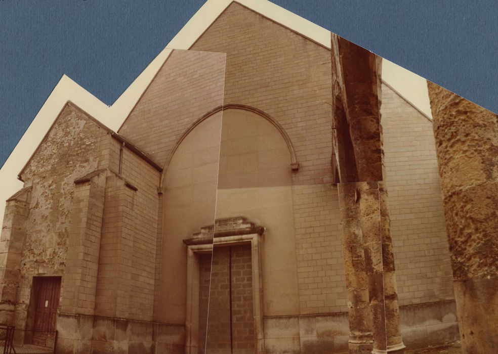 Eglise Saint-Léger : nouvelle façade nord-ouest, vue générale