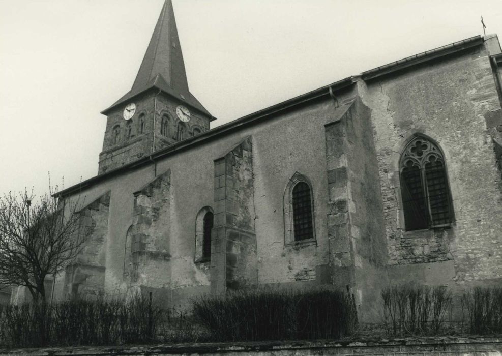 façade latérale sud, vue générale