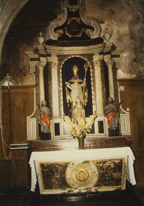 Deux statues : Saint Sennen, Saint Abdon