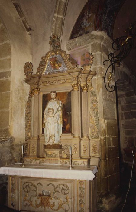 retable latéral sud, vue générale