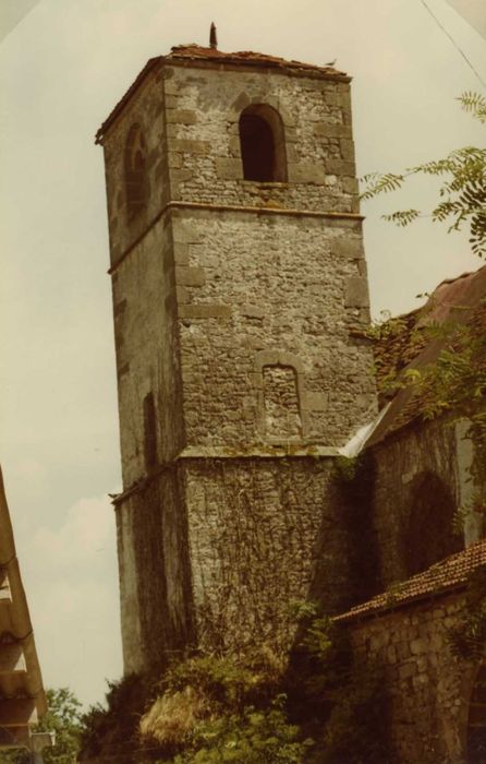 clocher de l’église, élévations nord et ouest, vue générale