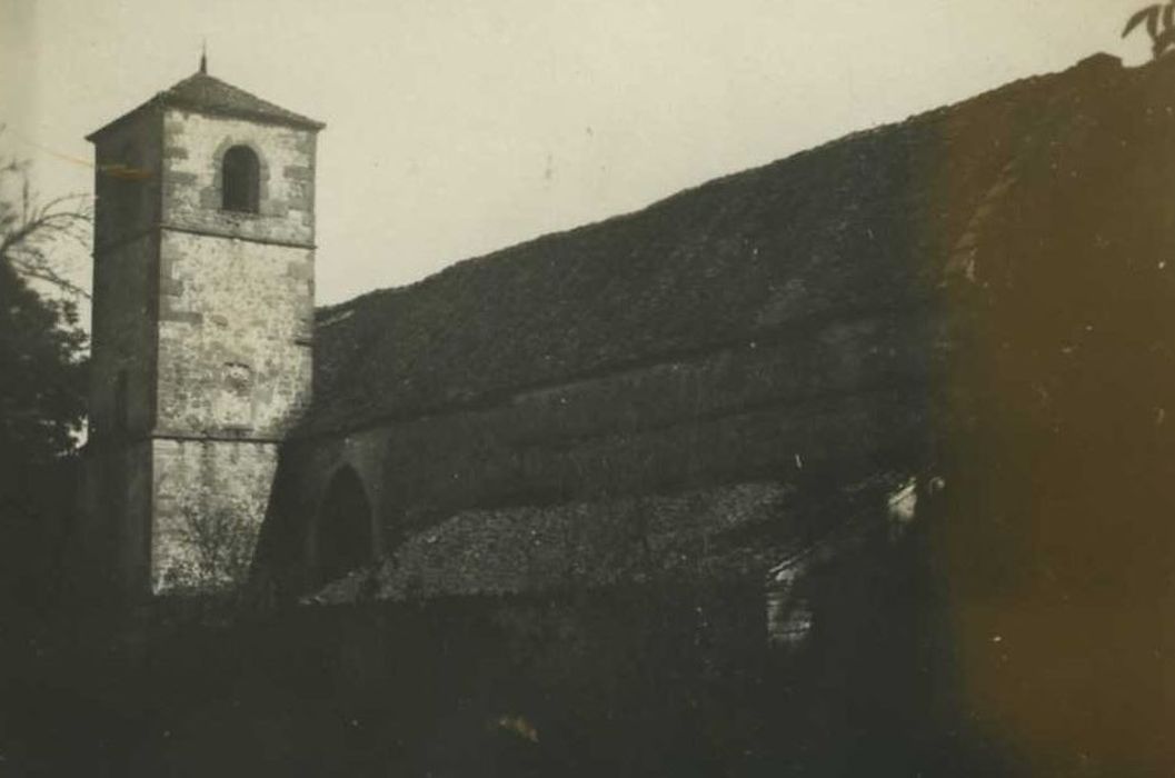 église, façade latérale nord, vue générale