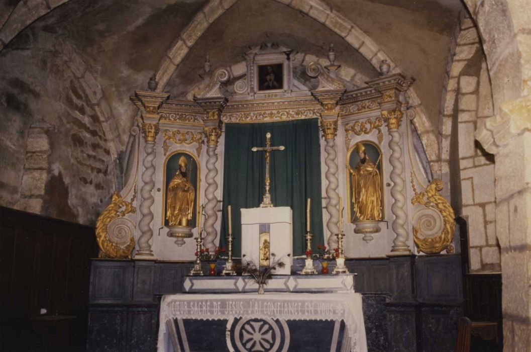 retable du maître-autel, statues : Saint Martin, Saint Nicolas