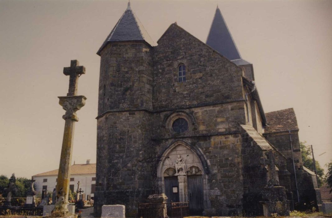 façade ouest, vue générale