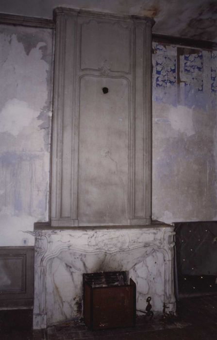 1er étage, chambre, vue générale de la cheminée