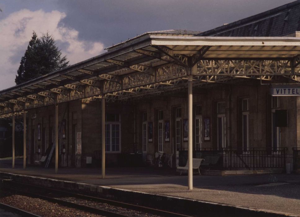 façade nord, verrière du 1er quai ; vue générale