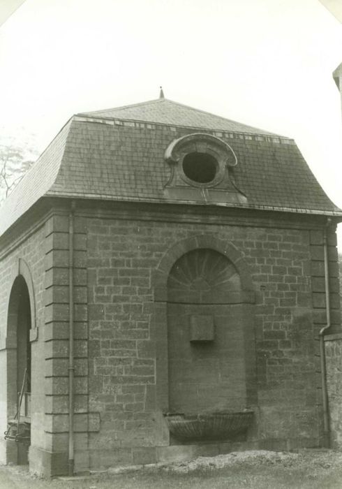 orangerie,façade est, vue générale