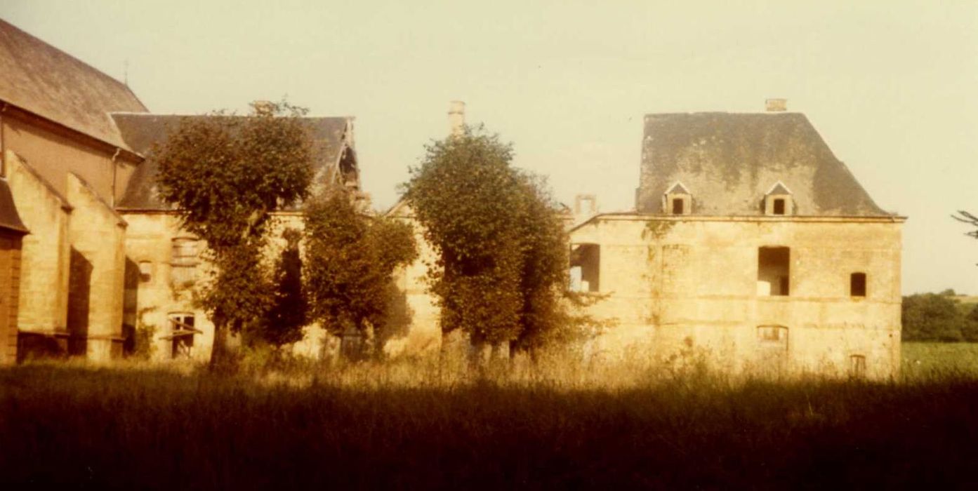 façade ouest, vue partielle