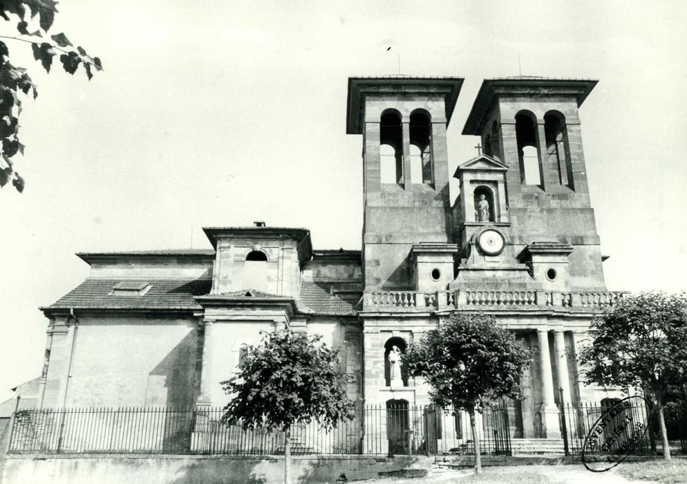 façade ouest, vue générale