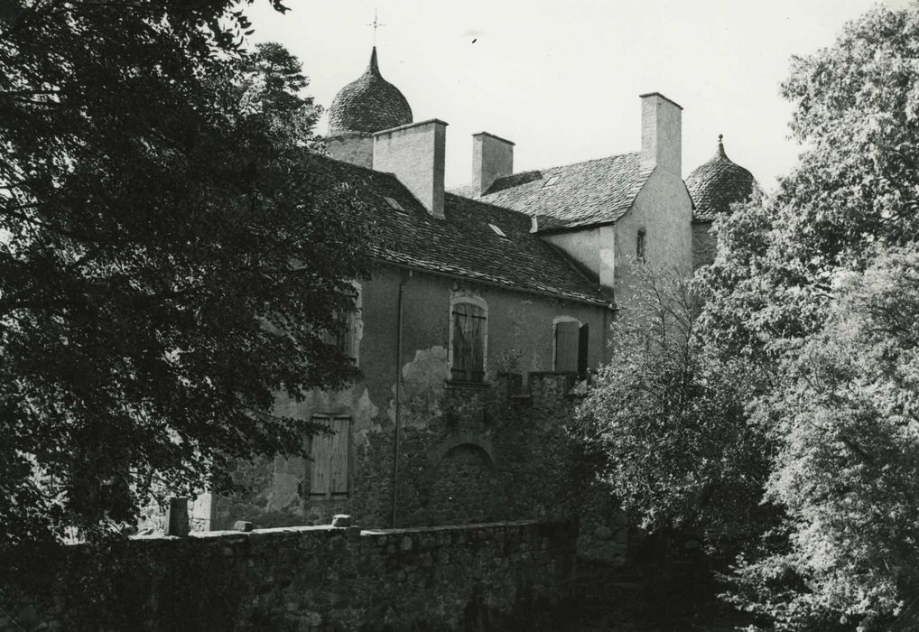 façade ouest, vue partielle