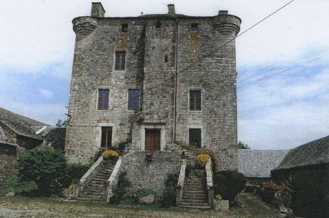 façade ouest, vue générale (photocopie numérisée)