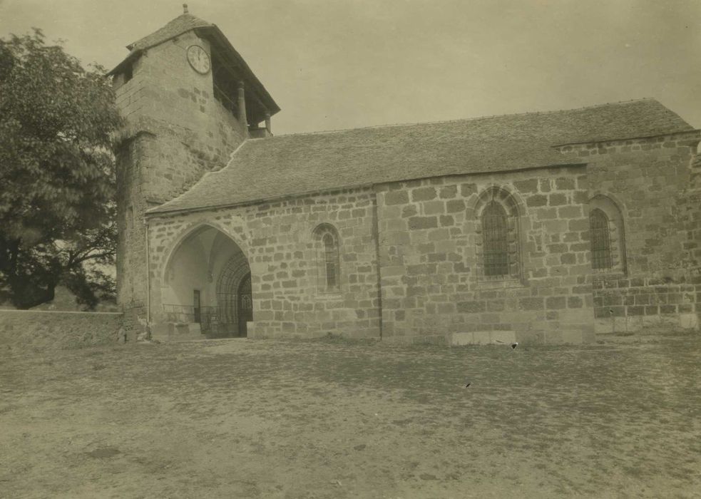 façade latérale sud, vue générale