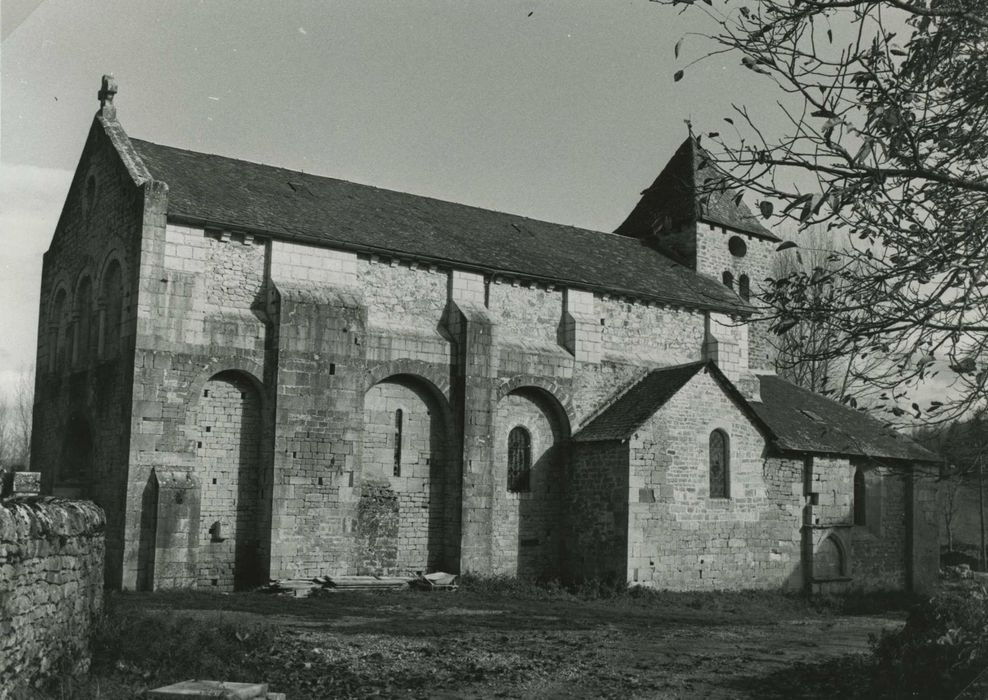 façade latérale sud, vue générale