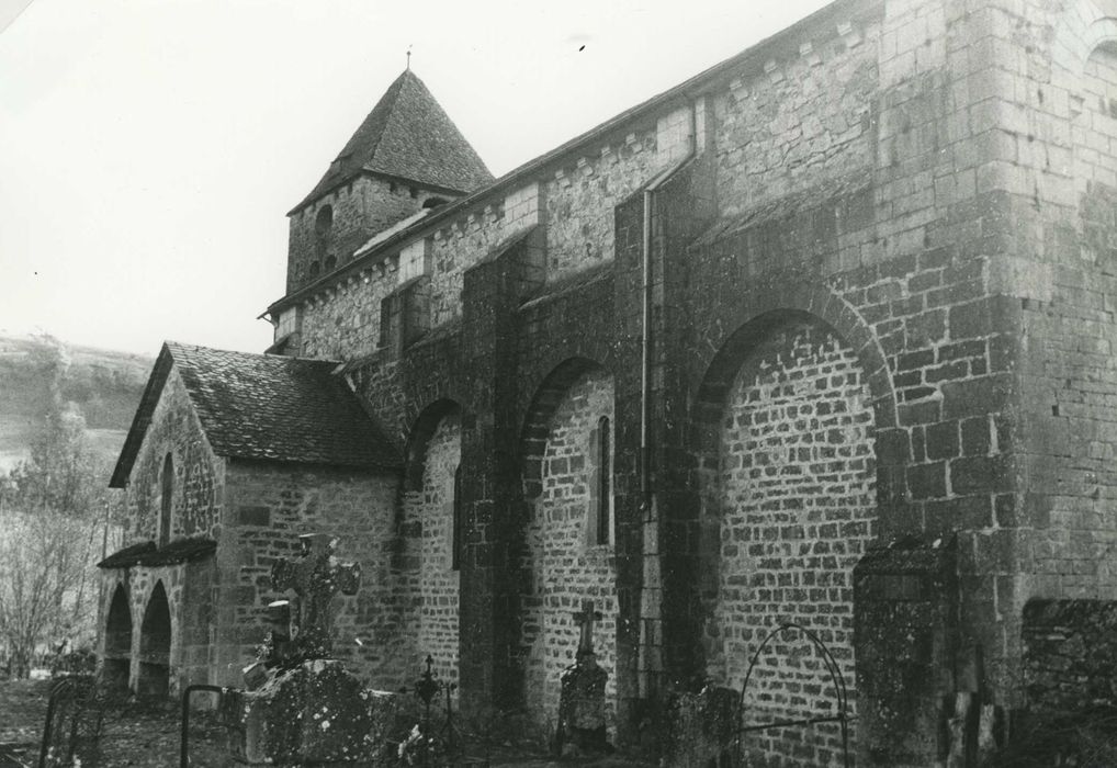 façade latérale nord, vue générale