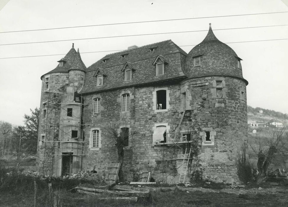 façade ouest, vue générale