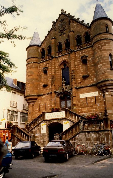 façade ouest, vue générale