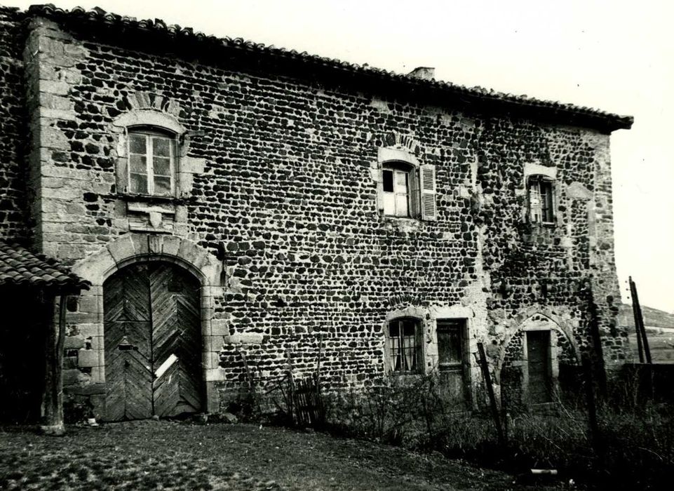 façade ouest, vue générale