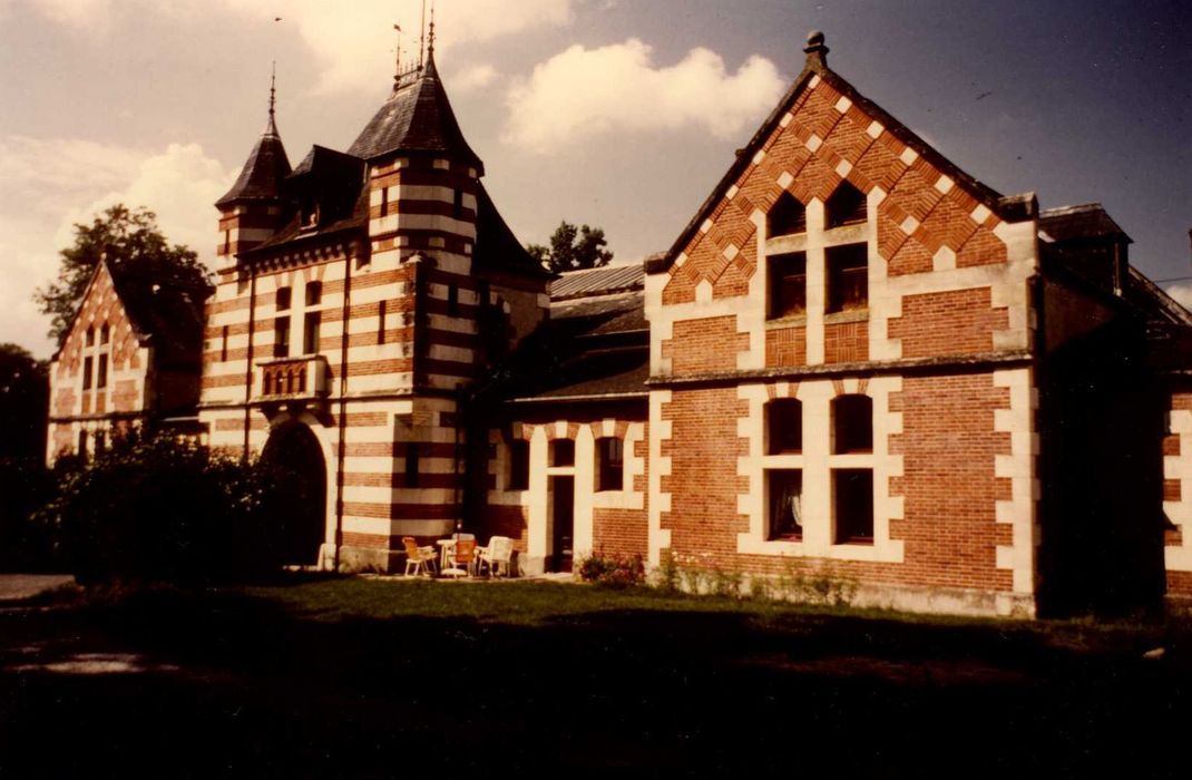 ferme-modèle, ensemble sud, vue générale