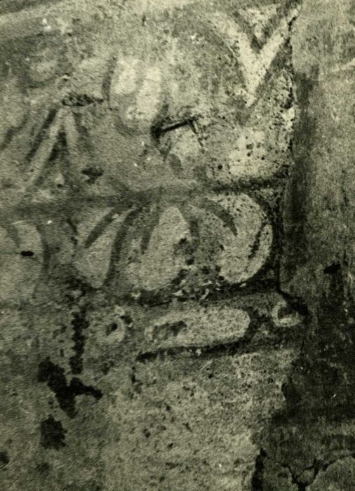 choeur, peinture monumentale, détail d’un fragment