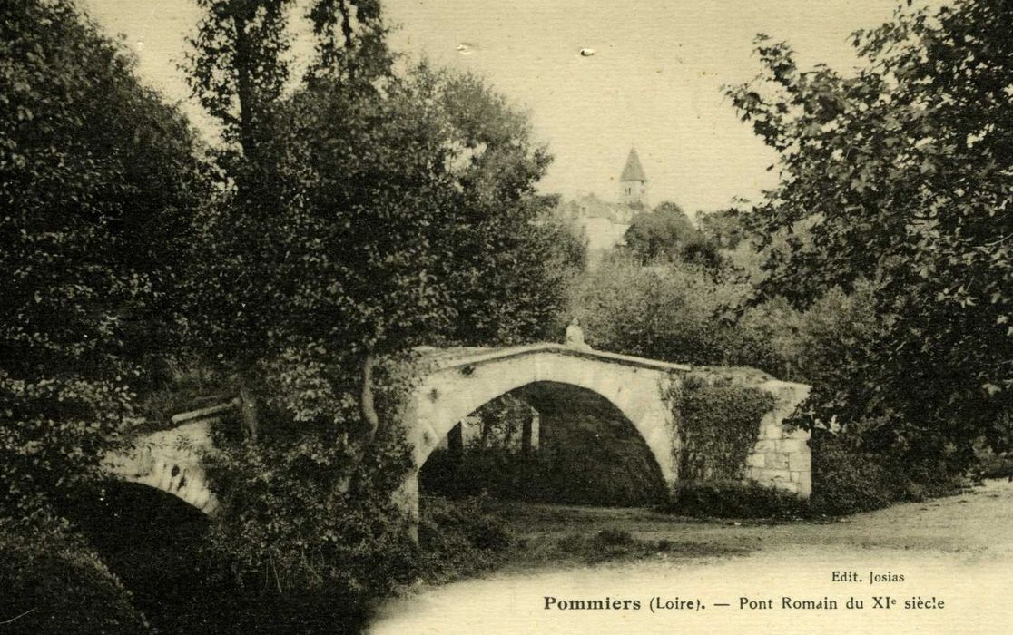 vue générale du pont dans son environnement depuis l’Est